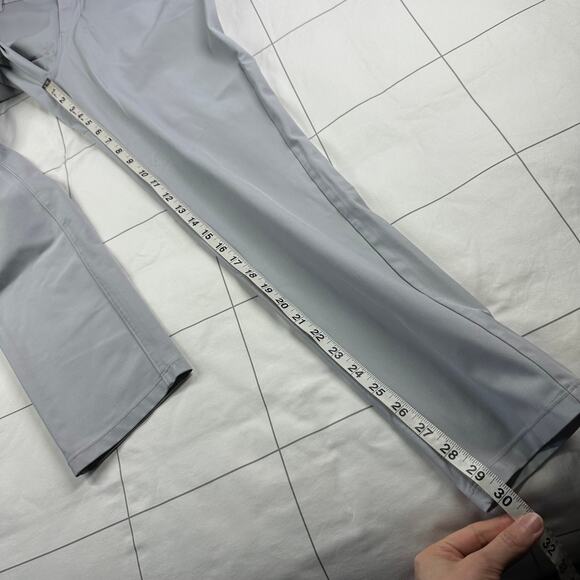 7 Diamonds Pants Mens 30x30 Fog Gray Infinity Chino Performance Golf Stretch - Picture 9 of 11